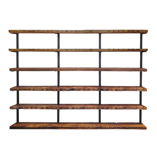 Wall Mount 6 Shelf Unit: 72" H