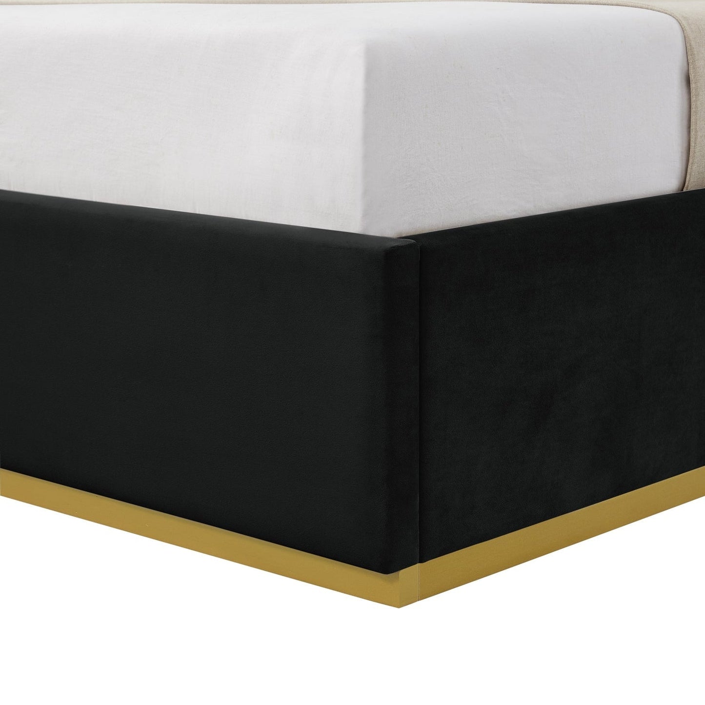 Addalyn Velvet Platform Bed