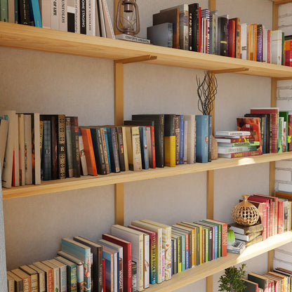 Wall Mount 6 Shelf Unit: 89.5" H
