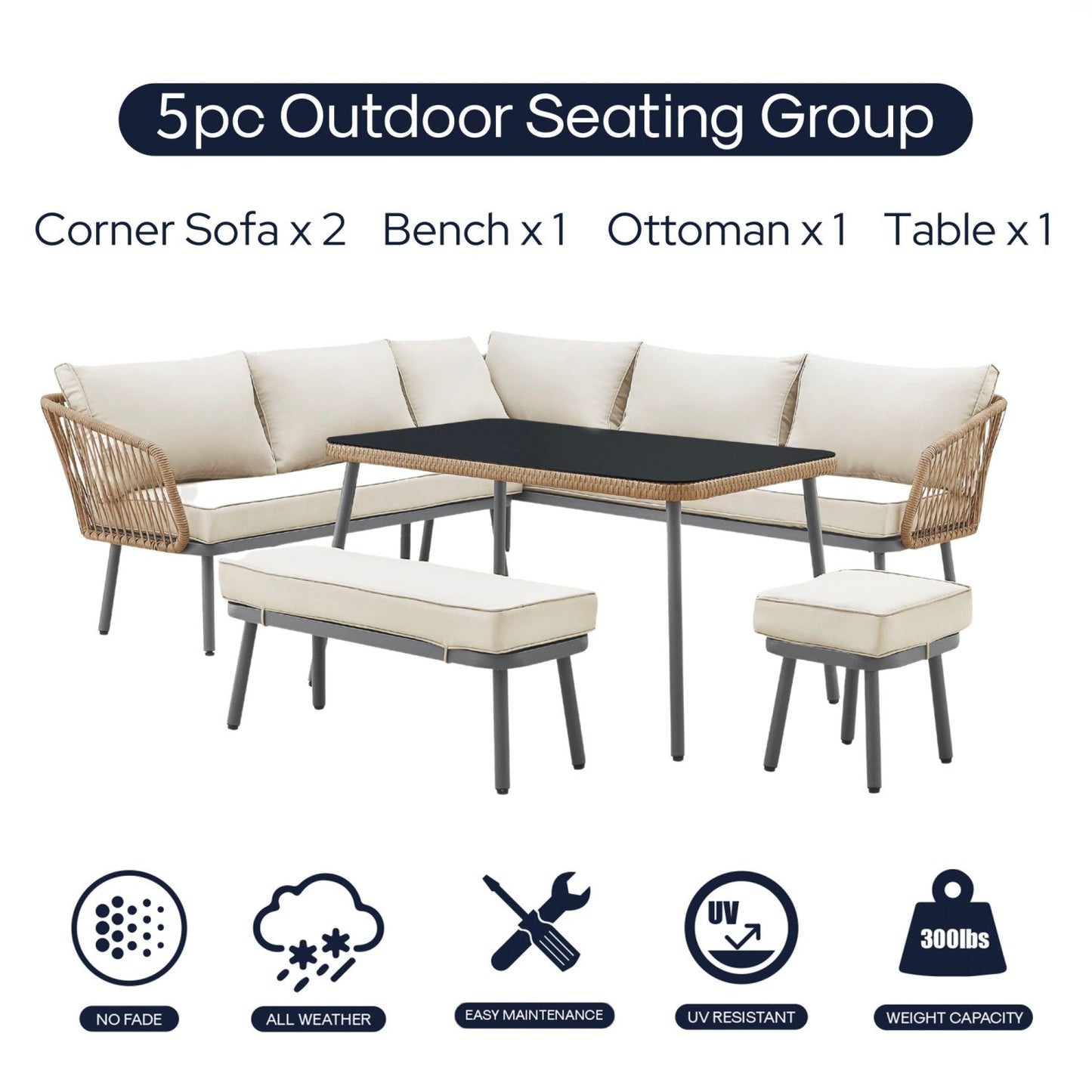 Colter Patio Conversation Set