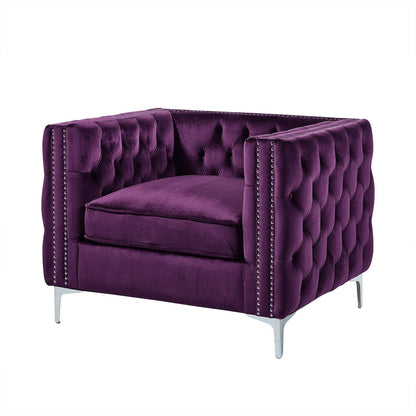 Giovanni Velvet Club Chair