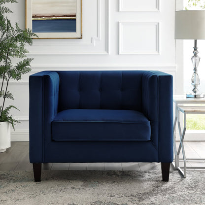 Lotte Velvet Club Chair