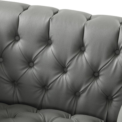 Oxford PU Leather Club Chair