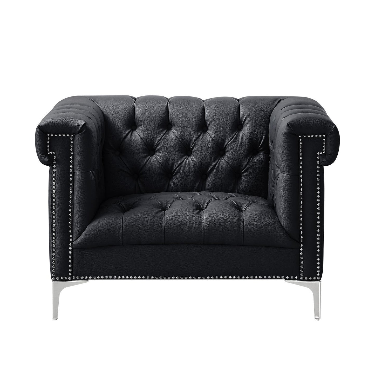 Oxford PU Leather Club Chair