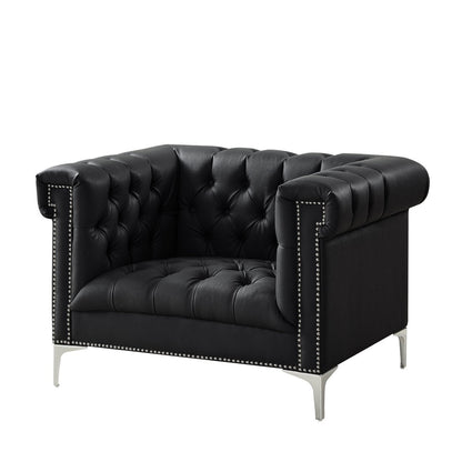 Oxford PU Leather Club Chair