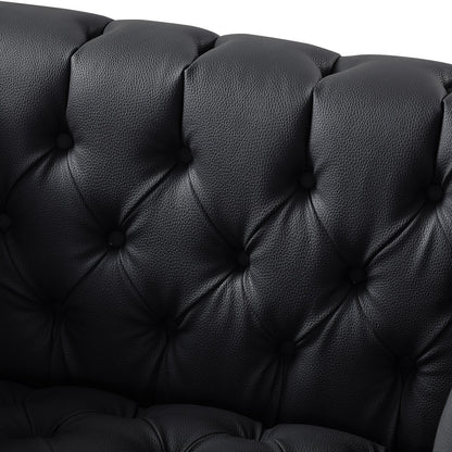 Oxford PU Leather Club Chair