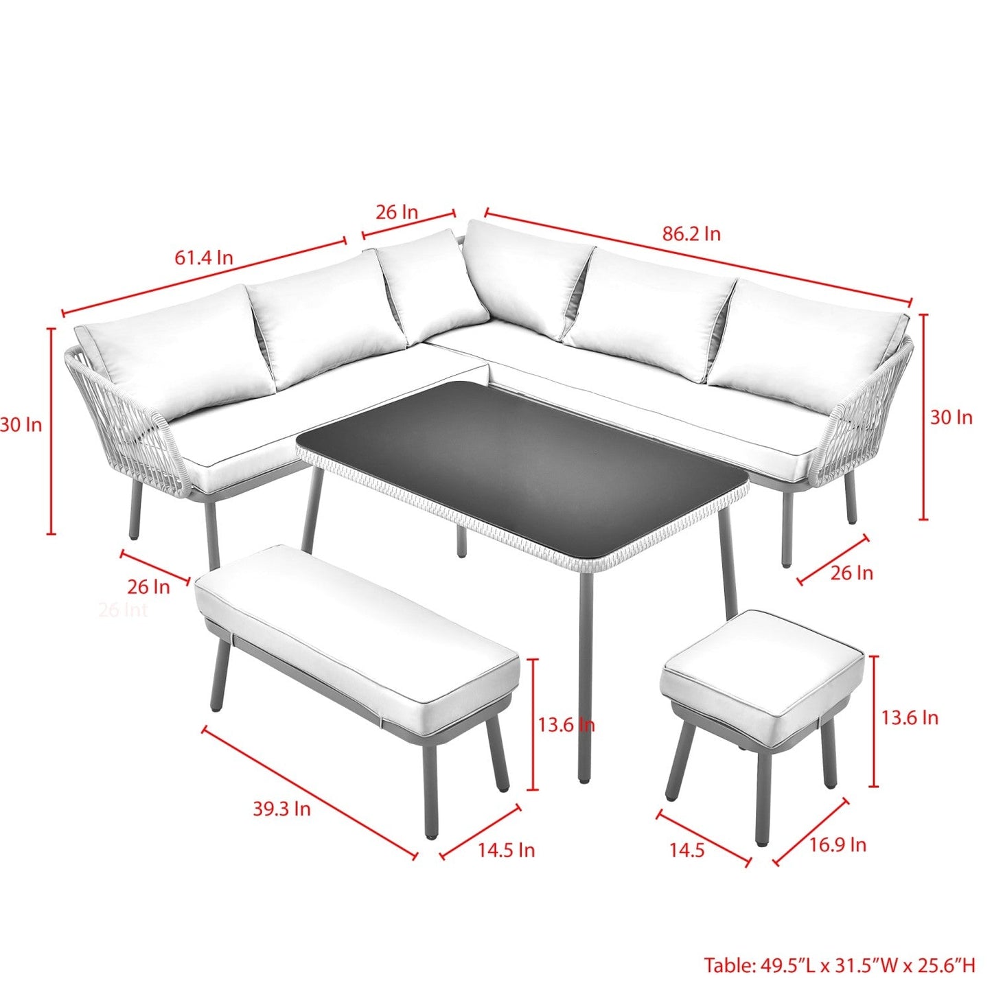 Colter Patio Conversation Set