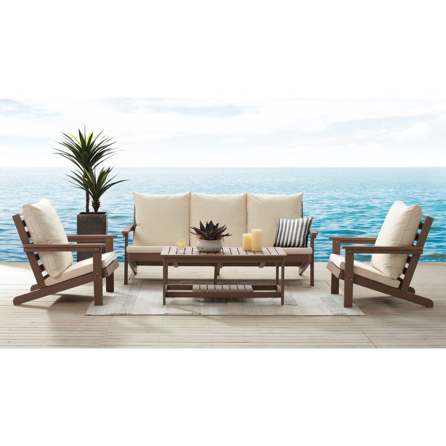 Salman Outdoor 4pc Seating Group