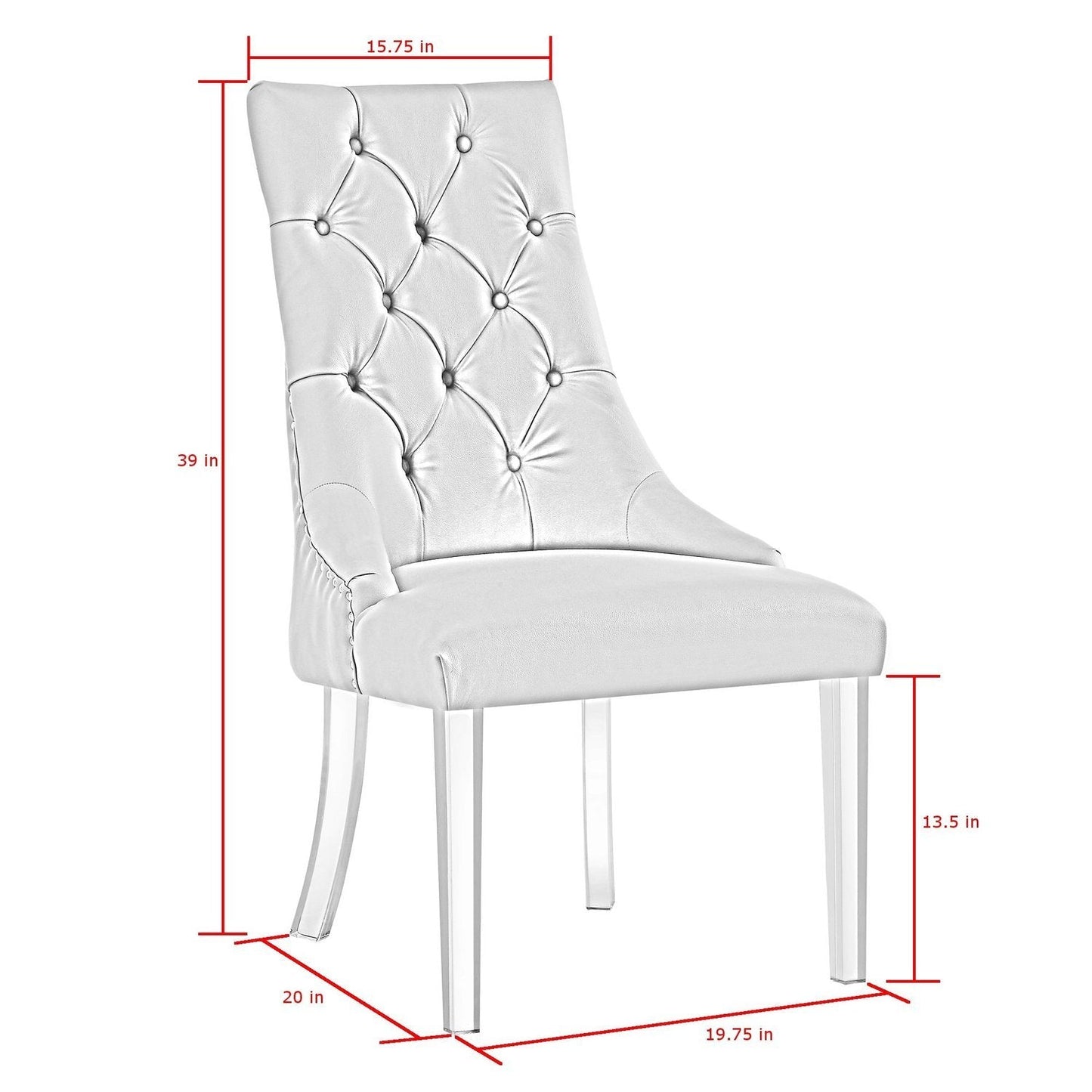 Marilyn Armless Dining Chair (Set of 2)