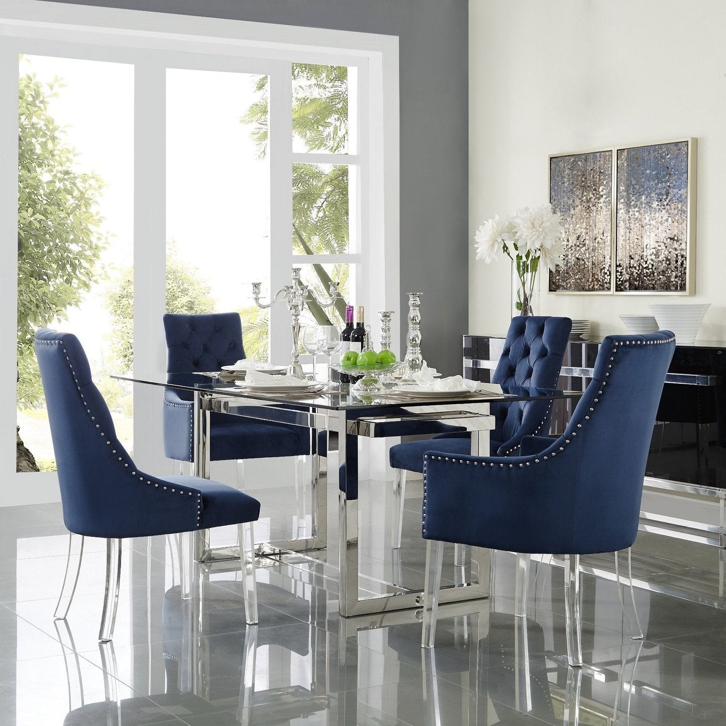 Marilyn Armless Dining Chair (Set of 2)