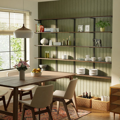 Wall Mount 5 Shelf Unit: 58" H