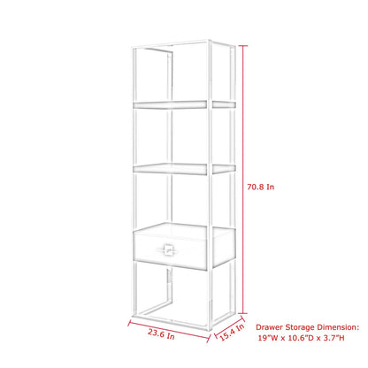 Mandisa Etagere Bookshelf/Bookcase