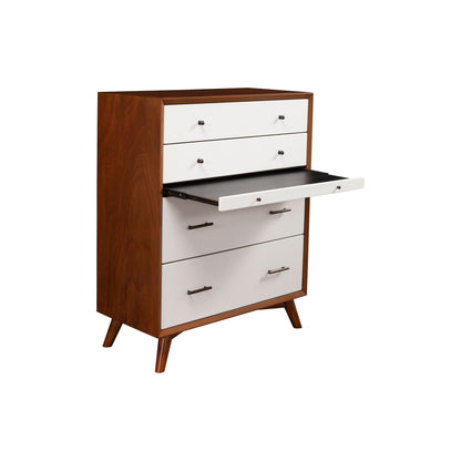 Flynn Chest, Cherry Acorn/White