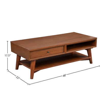Flynn Coffee Table, Cherry Acorn