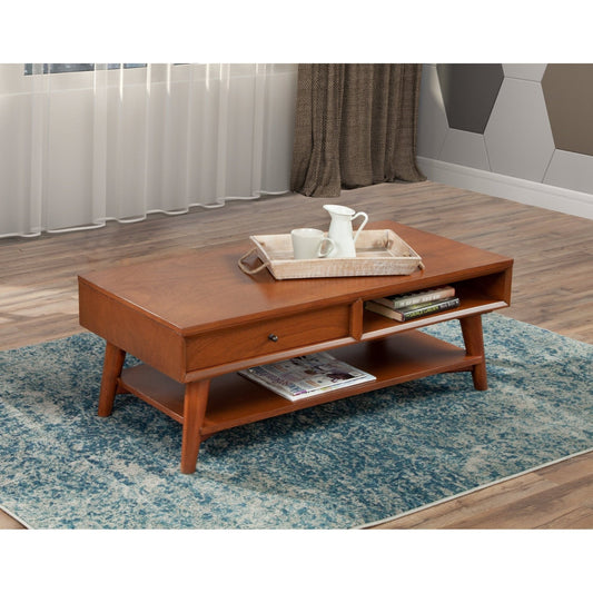 Flynn Coffee Table, Cherry Acorn