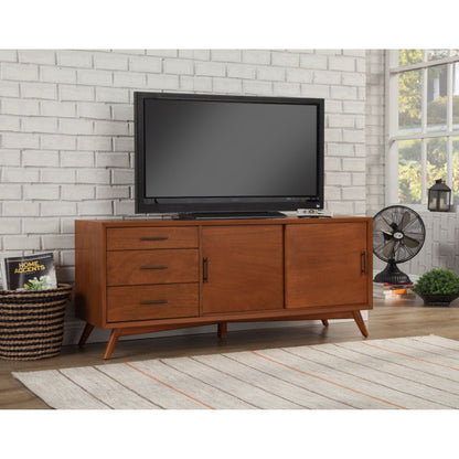 Flynn Large TV Console, Cherry Acorn