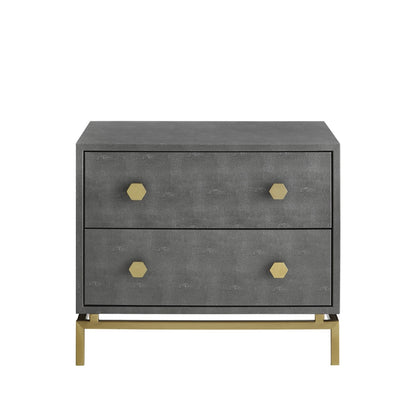 Zoie 2 Drawers Nightstand