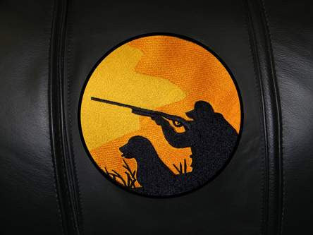 Curve Task Chair with Hunter and Dog Logo