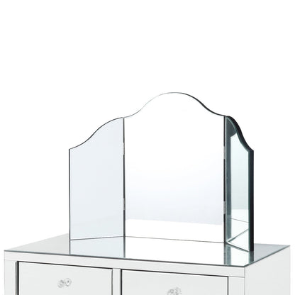 Amaris Mirrored Corner Vanity Set