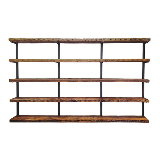 Wall Mount 5 Shelf Unit: 58" H
