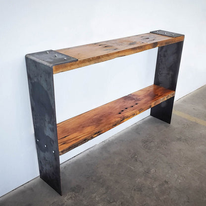 Modern Industrial Console Table