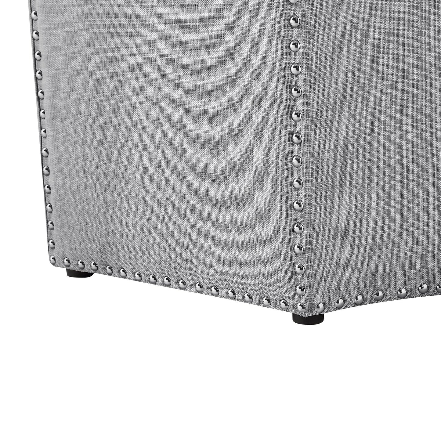 Fiorella Linen Cocktail Ottoman