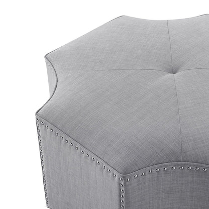 Fiorella Linen Cocktail Ottoman