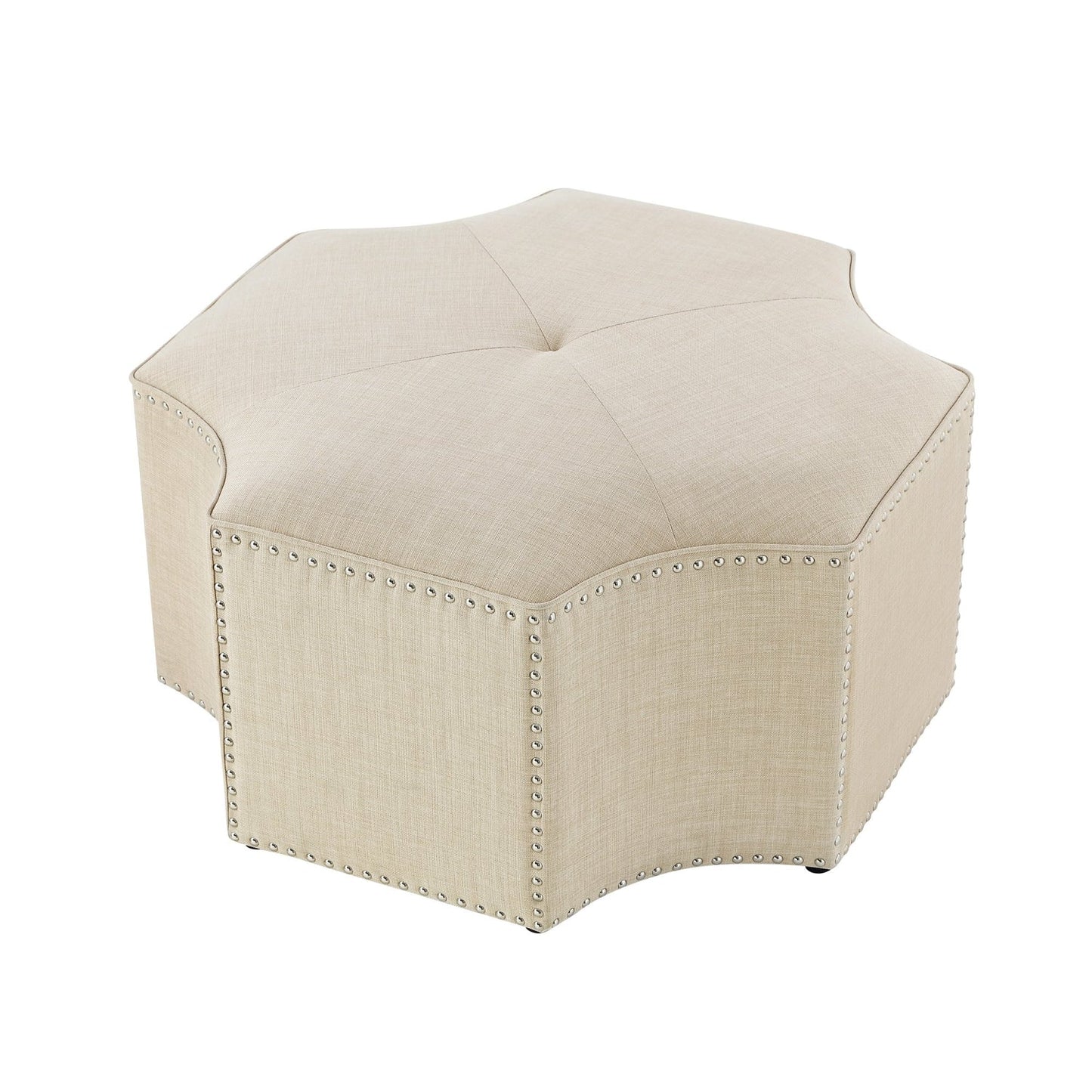 Fiorella Linen Cocktail Ottoman