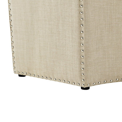 Fiorella Linen Cocktail Ottoman