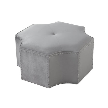 Fiorella Velvet Cocktail Ottoman