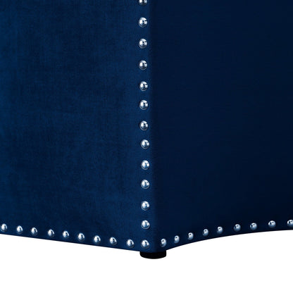 Fiorella Velvet Cocktail Ottoman