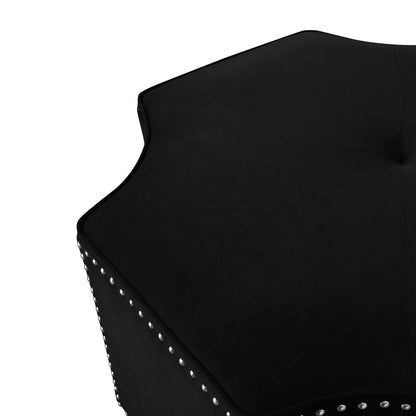 Fiorella Velvet Cocktail Ottoman