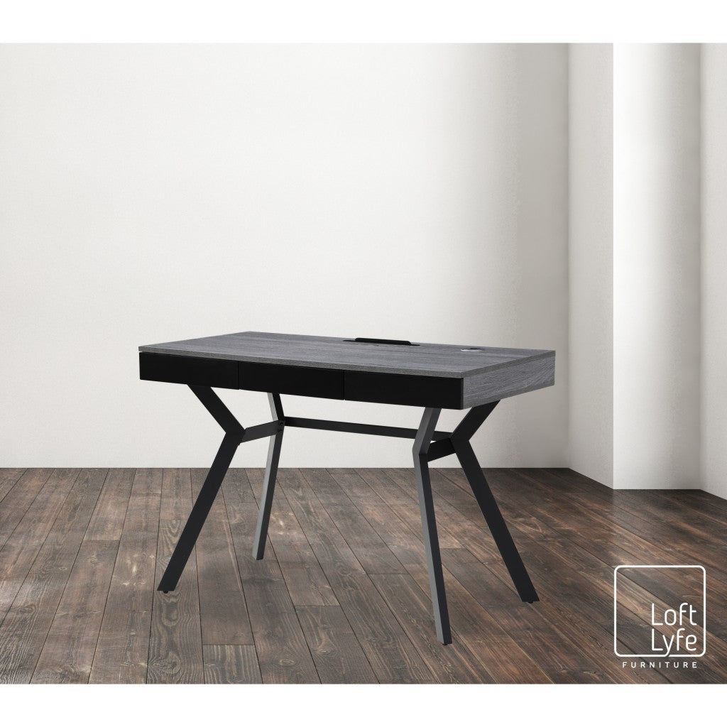 Noemi Writing Desk with 3 Drawers