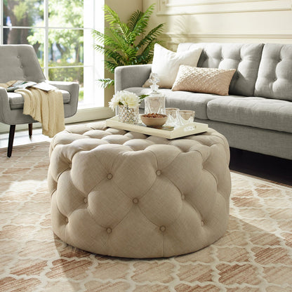 Bella Cocktail Round Ottoman