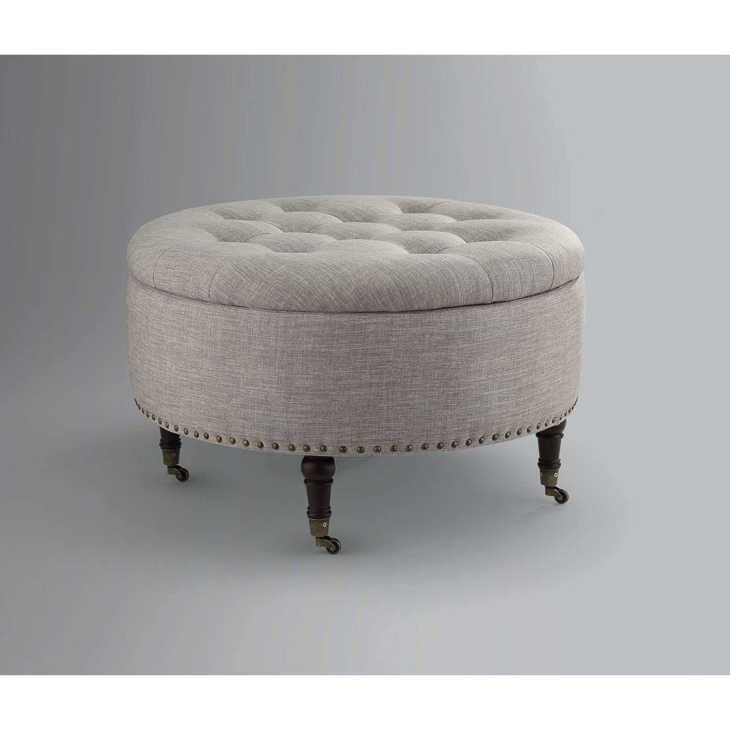 Elizabeth Storage Ottoman Linen