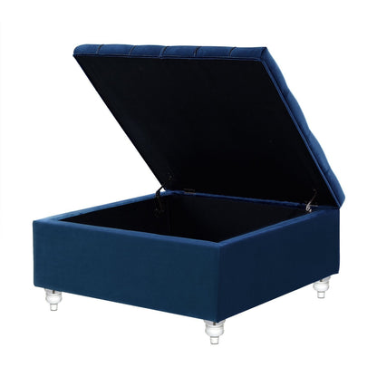 Raphael Velvet Cocktail Ottoman