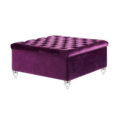 Raphael Velvet Cocktail Ottoman