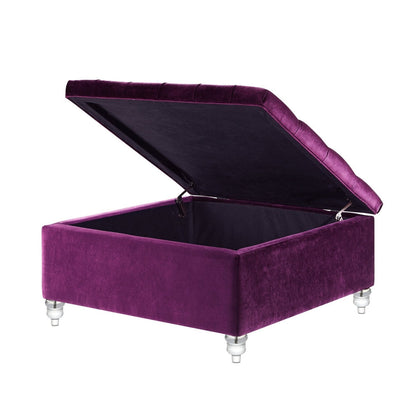 Raphael Velvet Cocktail Ottoman