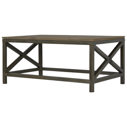 Industrial Cross Metal Coffee Table