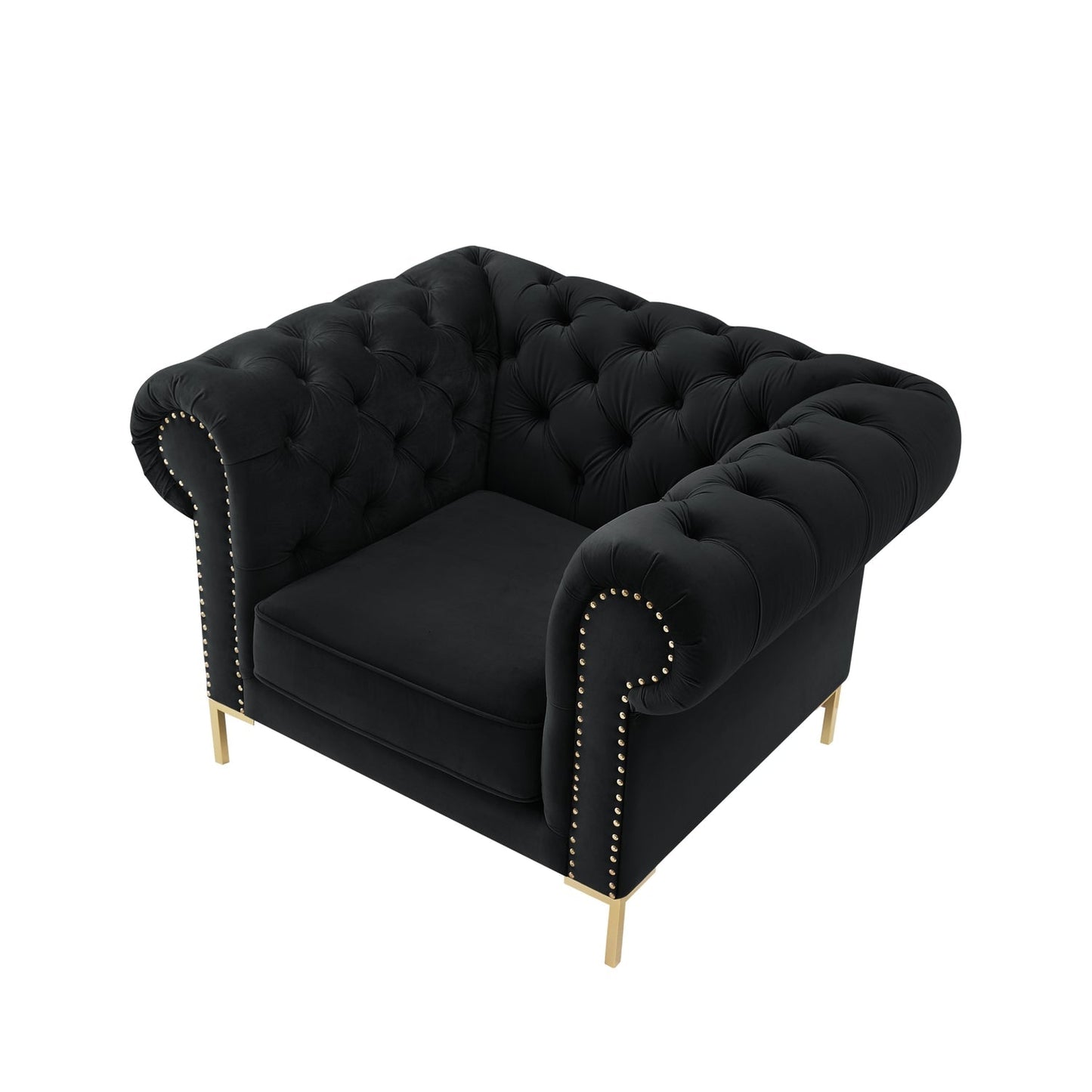 Carolyn Button Tufted Club Chair