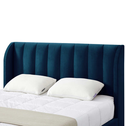 Misael Velvet Platform Bed