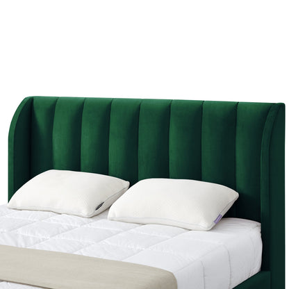 Misael Velvet Platform Bed