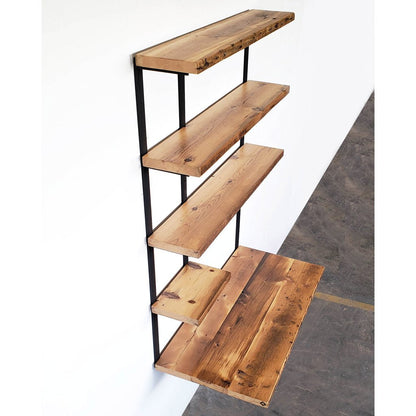 Floating Desk + 4 Shelves