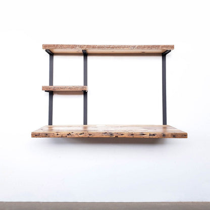 Floating Desk + 2 Shelves