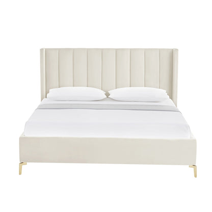 Caliyah Velvet Bed