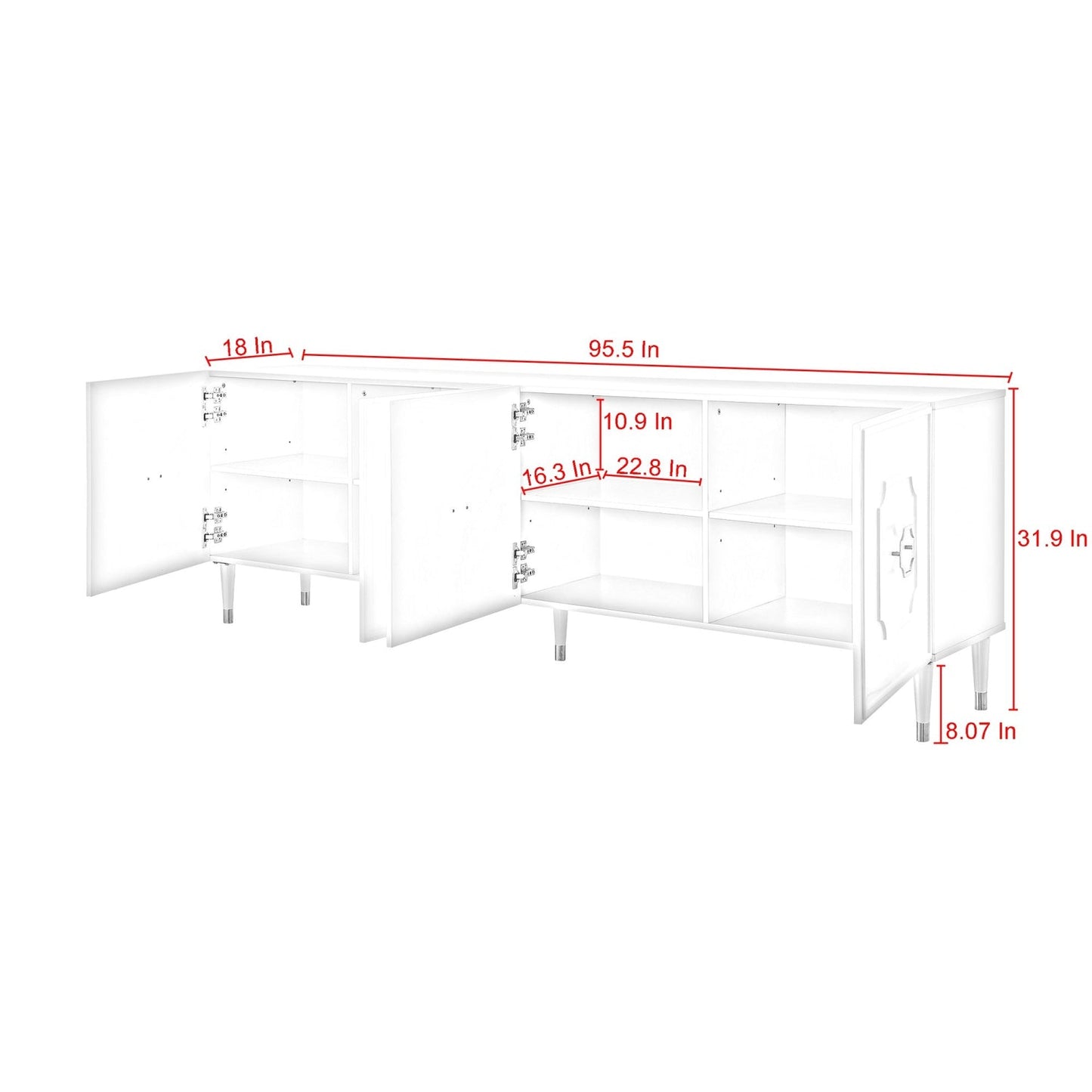 Belen Sideboard 4 Doors