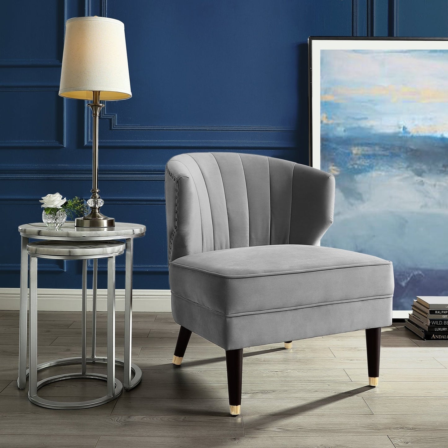 Cybele Slipper Accent Chair