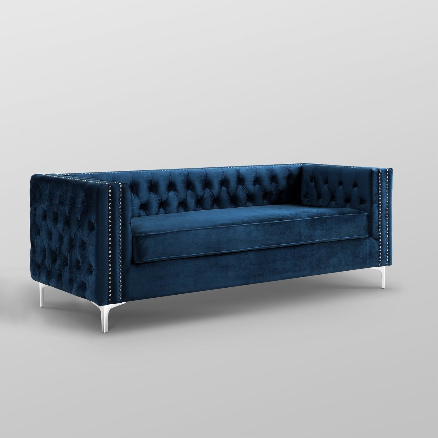 Giovanni Velvet 3 Seat Sofa 85"