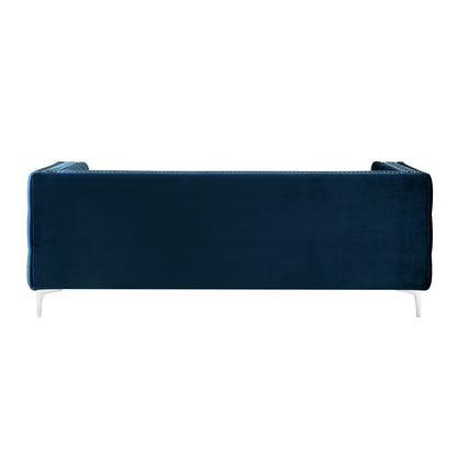 Giovanni Velvet 3 Seat Sofa 85"