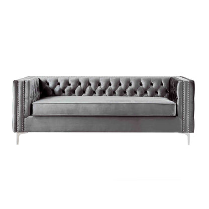 Giovanni Velvet 3 Seat Sofa 85"